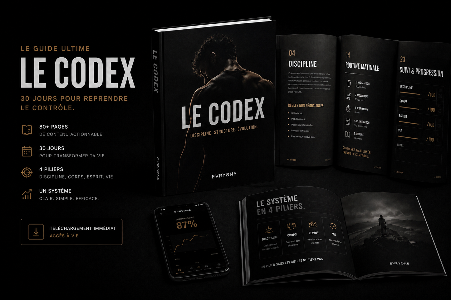 EVRYØNE — Le Codex : Pour forger ton corps, ta discipline et ton mental